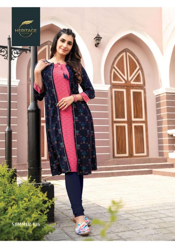 Heritage Summer Jacket Designer Festival Kurti